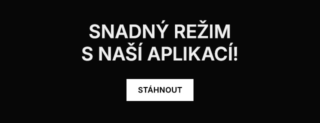 Propagační sdělení vyzývající ke stažení mobilní aplikace pro snadnější a pohodlnější používání služeb.