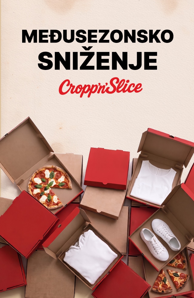 Cropp međusezonsko sniženje odeće i obuće uz promotivnu kampanju inspirisanu dostavom pice